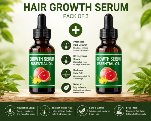 Globalpivots" - Hair Growth Serum 50ML (Pack of 2) -    FREE DELIVERY
