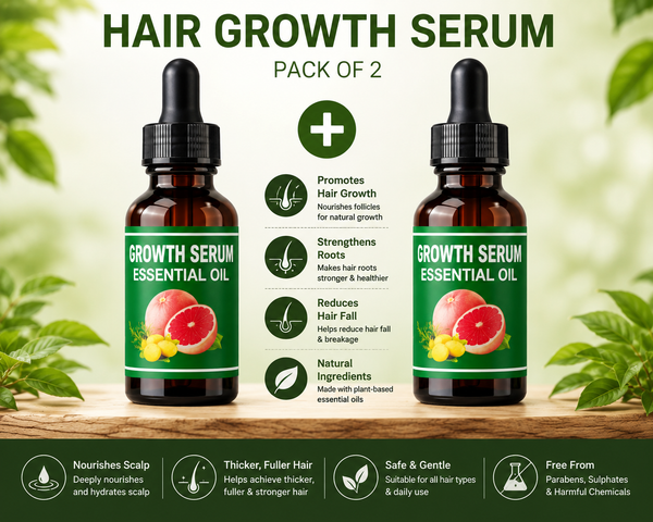 Globalpivots" - Hair Growth Serum 50ML (Pack of 2)