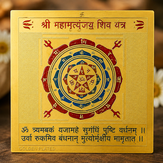 Globalpivots" - Shri Mahamrityunjaya Yantra Home & Office Temple -           FREE DELIVERY